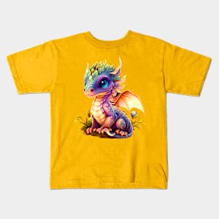 Cute Baby Dragon 3 Kids T-Shirt